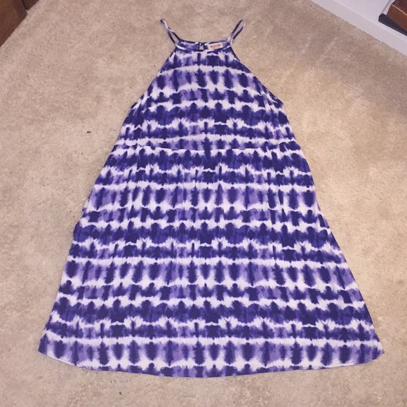 Bib Neck Tye-Dye Dress - Picture 2 of 4